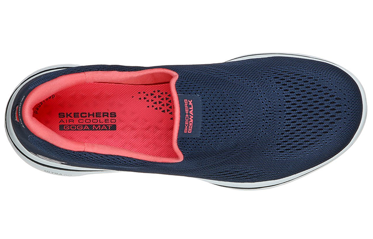 Lookbook (Women) Skechers GOwalk 5 Low-Top Casual Shoes 'Simplistic Comfort Blue' 124033-NVCL