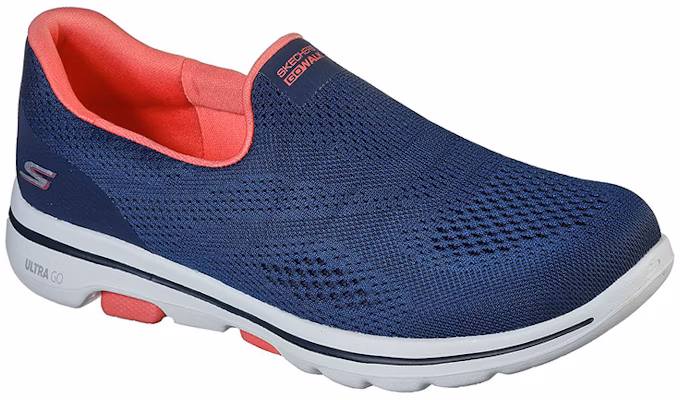(Women) Skechers GOwalk 5 Low-Top Casual Shoes 'Simplistic Comfort Blue' 124033-NVCL Shop (Women) Skechers GOwalk 5 Low-Top Casual Shoes 'Simplistic Comfort Blue' 124033-NVCL