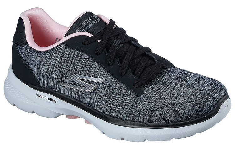 Lookbook (Women) Skechers Gowalk 6 - Magic Melody Sports Shoes Black/Pink 124506-BKPK