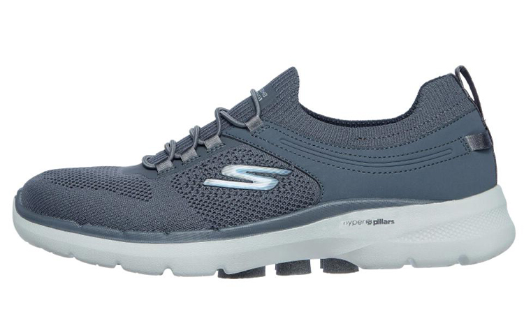 (Women) Skechers GOwalk 6 'Blue Breathable Durable Casual' 124509-CHAR
