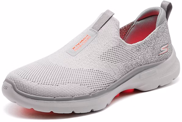 Skechers Gowalk 6 簡約舒適 低筒運動休閒鞋 女款 灰色 Order Skechers Gowalk 6 簡約舒適 低筒運動休閒鞋 女款 灰色