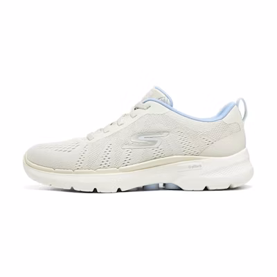 (W) Skechers GoWalk 6 'White Blue'