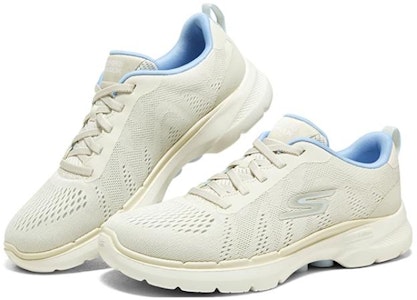 (W) Skechers GoWalk 6 'Blanco Azul' 124623-NTLB Lookbook (W) Skechers GoWalk 6 'Blanco Azul' 124623-NTLB