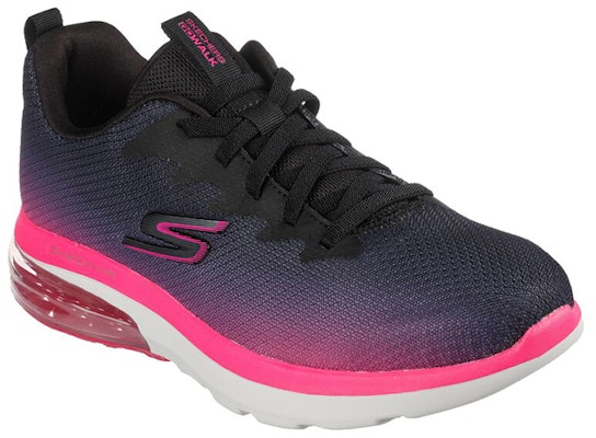 (W) Skechers GOwalk Air 2.0 'Hitam Ungu' 124348-BKHP Lookbook (W) Skechers GOwalk Air 2.0 'Hitam Ungu' 124348-BKHP