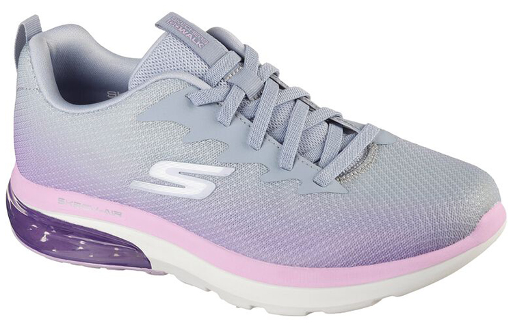 Lookbook Skechers GOwalk Air 2.0 跑步鞋 女款 灰紫