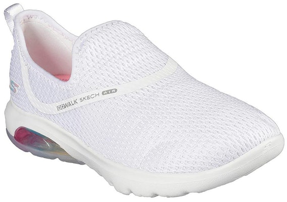 Skechers GOwalk Air 耐磨舒適 懶人運動休閒鞋 女款 白 Lookbook Skechers GOwalk Air 耐磨舒適 懶人運動休閒鞋 女款 白