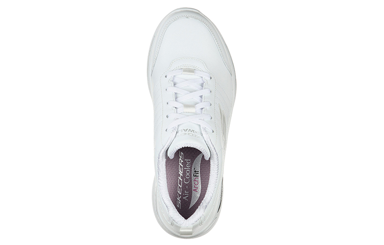 Shop (Women) Skechers Gowalk Arch Fit-Blazing Path 'White Casual Running' 124413-WHT