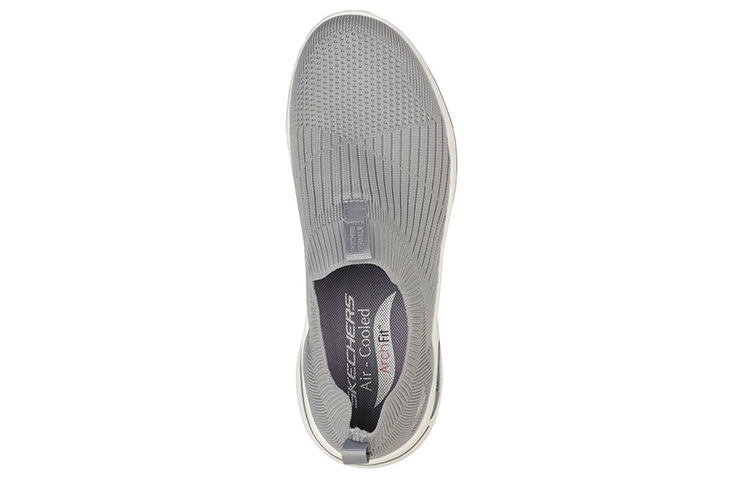 Shop Skechers Gowalk Arch Fit-Iconic 舒適透氣 一腳蹬運動休閒鞋 女款 灰色