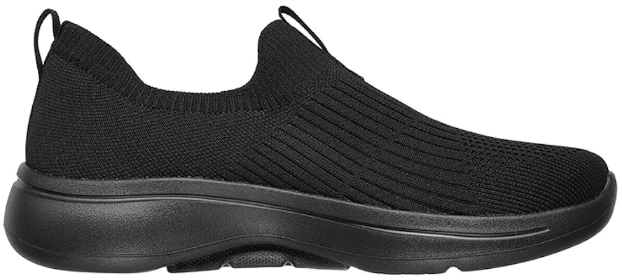 (Women) Skechers Gowalk Arch Fit - Iconic 'Black Slip-On' 124409-BBK Order (Women) Skechers Gowalk Arch Fit - Iconic 'Black Slip-On' 124409-BBK