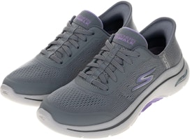 (Women) Skechers GOwalk Arch Fit 2.0 Walking Shoes Gray Ash 125319GYLV (Women) Skechers GOwalk Arch Fit 2.0 Walking Shoes Gray Ash 125319GYLV