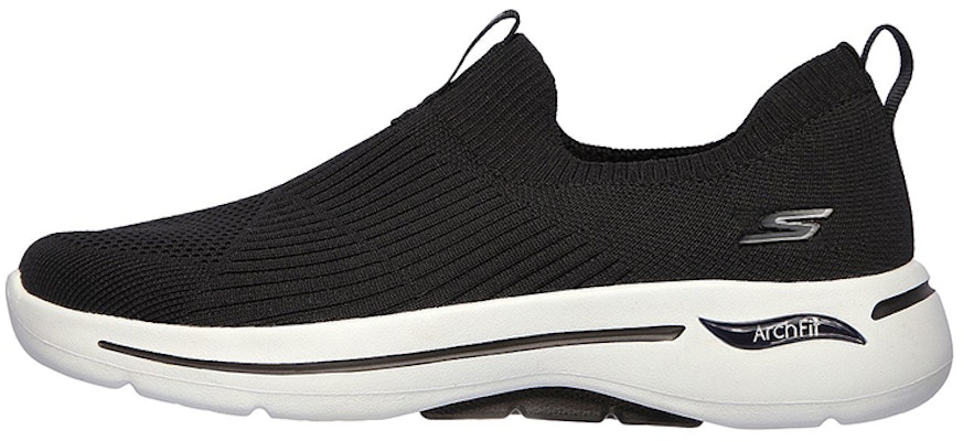 (Women) Skechers Gowalk Arch Fit 'Black White' 124409-BLK Buy (Women) Skechers Gowalk Arch Fit 'Black White' 124409-BLK