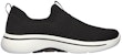 (W) Skechers Gowalk Arch Fit 'Hitam Putih' 124409-BLK