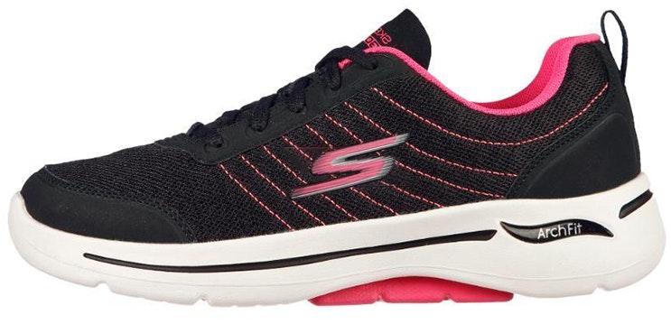 women-skechers-gowalk-arch-fit-true-vision-black-pink-124484-bkpk