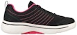 (W) Skechers Gowalk Arch Fit-True Vision Hitam/Merah Jambu 124484-BKPK