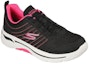 Lookbook (W) Skechers Gowalk Arch Fit-True Vision Hitam/Merah Jambu 124484-BKPK
