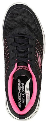(Women) Skechers Gowalk Arch Fit-True Vision Black/Pink 124484-BKPK Shop (Women) Skechers Gowalk Arch Fit-True Vision Black/Pink 124484-BKPK