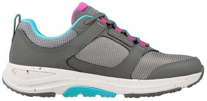 (Women) Skechers Gowalk Outdoors - River Path 'Grey Pink Blue' 124428-GYMT Order (Women) Skechers Gowalk Outdoors - River Path 'Grey Pink Blue' 124428-GYMT