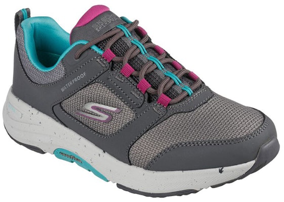 (Women) Skechers Gowalk Outdoors - River Path 'Grey Pink Blue' 124428-GYMT Lookbook (Women) Skechers Gowalk Outdoors - River Path 'Grey Pink Blue' 124428-GYMT