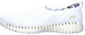 (W) Skechers GOwalk Smart 'Slip-On Kasual Putih Bernafas' 124304-WMLT