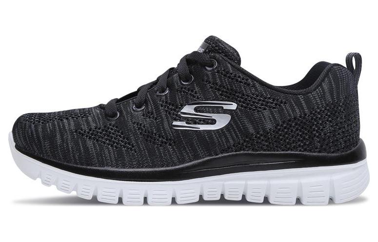 (Women) Skechers Graceful 'Black White' 88888071-BKW