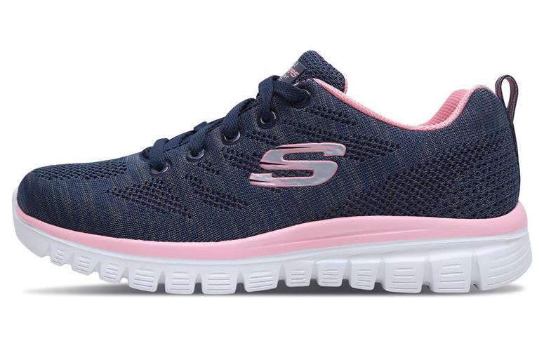 (Women) Skechers Graceful 'Blue Pink' 88888071-NVY