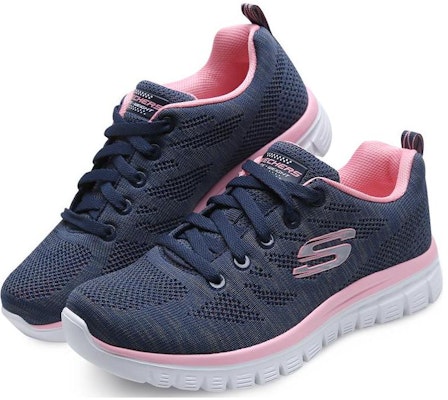 (Women) Skechers Graceful 'Blue Pink' 88888071-NVY Lookbook (Women) Skechers Graceful 'Blue Pink' 88888071-NVY
