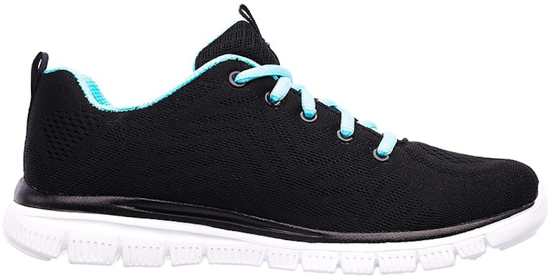 (Women) Skechers Graceful Get Connected 'Black Blue' 12615-BKTQ Order (Women) Skechers Graceful Get Connected 'Black Blue' 12615-BKTQ