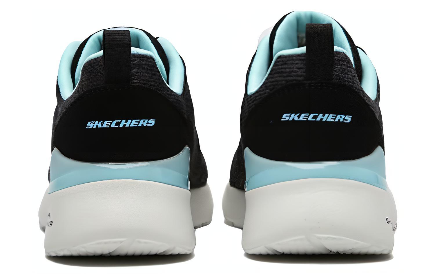 Lookbook (W) Skechers Graceful Get Connected 'Hitam Biru' 12615-BKTQ