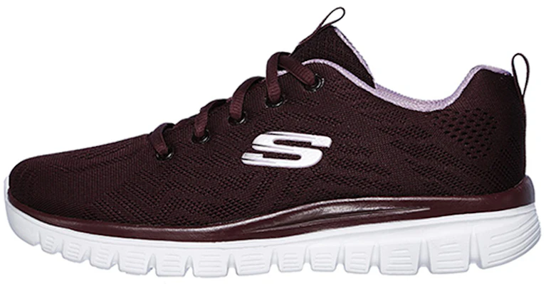 (W) Skechers Graceful Get Connected 'Merah Kasual Low-Top Bernafas' 12615-WINE Buy (W) Skechers Graceful Get Connected 'Merah Kasual Low-Top Bernafas' 12615-WINE