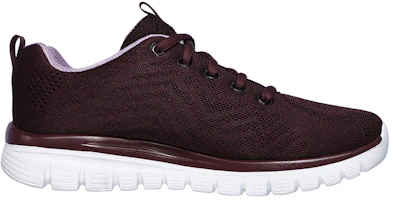 Order (W) Skechers Graceful Get Connected 'Merah Bernapas Kasual Low-Top' 12615-WINE