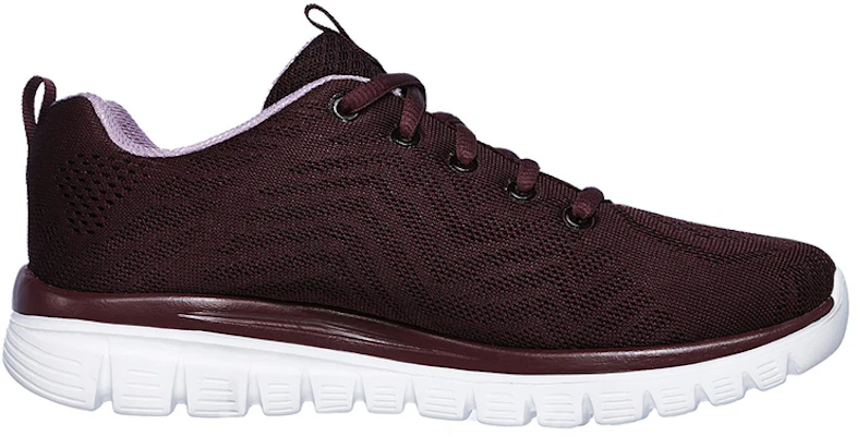 (W) Skechers Graceful Get Connected 'Merah Kasual Low-Top Bernafas' 12615-WINE Order (W) Skechers Graceful Get Connected 'Merah Kasual Low-Top Bernafas' 12615-WINE