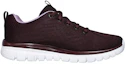 Order (W) Skechers Graceful Get Connected 'Merah Kasual Low-Top Bernafas' 12615-WINE