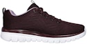 Order (W) Skechers Graceful Get Connected 'Merah Kasual Low-Top Bernafas' 12615-WINE
