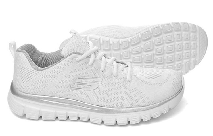 Lookbook (W) 斯凯奇 优雅牵线 '白银' 12615-WSL