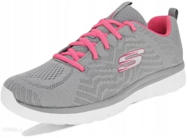 Lookbook (W) Skechers Graceful Sepatu Sneakers Low-Top Abu-Abu 12615-GYCL