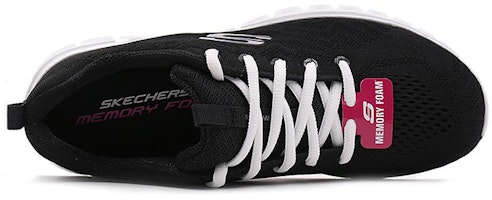 Skechers 優雅款 低筒 運動休閒鞋 女款 黑色 Shop Skechers 優雅款 低筒 運動休閒鞋 女款 黑色