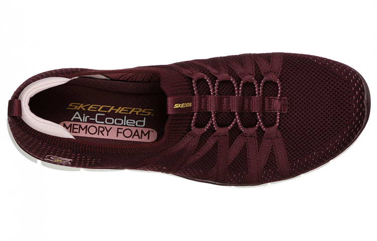 Shop (W) Skechers Gratis - Chic Newness ''Bordeaux'' 104152-PLUM