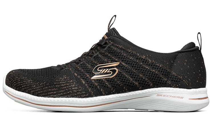 (Women) Skechers Gratis 'Black Rose Gold' 104015-BKRG