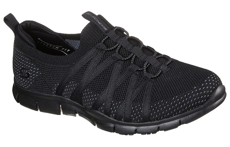 Lookbook (W) Skechers Gratis ''Chic Newness Schwarz'' 104152-BBK