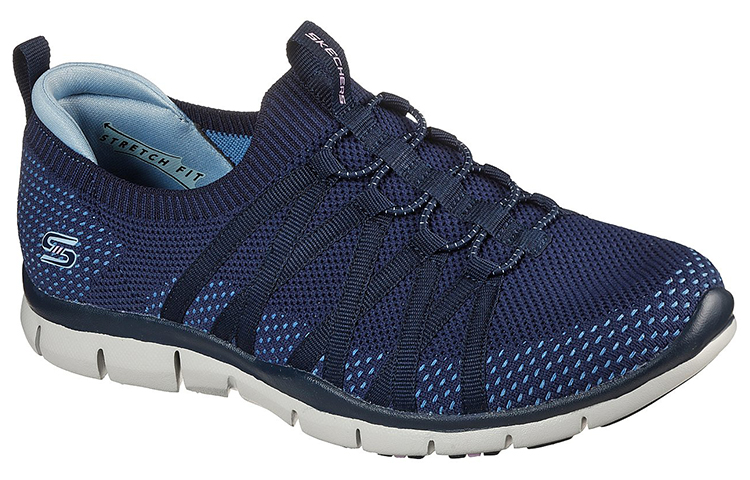 Lookbook (W) Skechers Gratis ''Chic Newness Blauw'' 104152-NVY