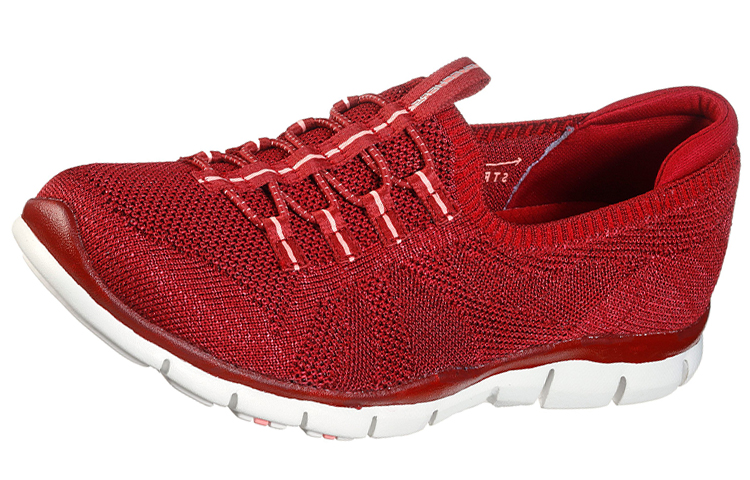 (Women) Skechers Gratis 'More Playful Red Slip-On' 104151-RED