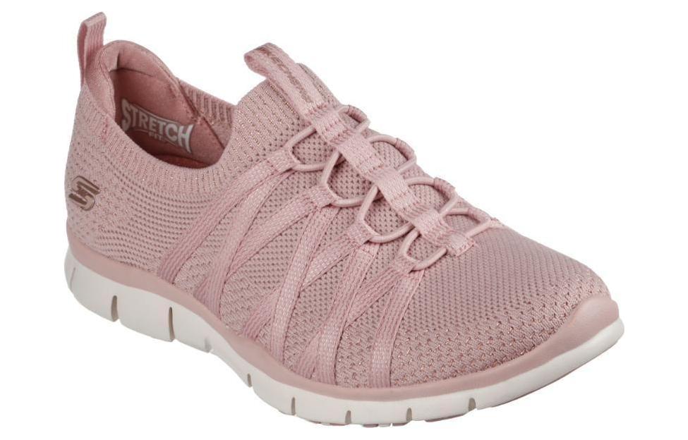 Lookbook Skechers Gratis Sapphire 防滑透氣 低筒 運動休閒鞋 女款 粉色