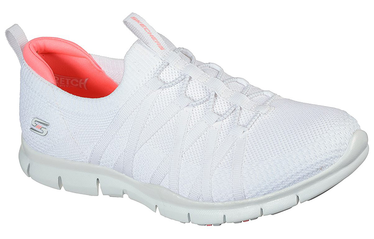 Lookbook (W) Skechers Gratis Chic Newness ''Bianco'' 104152-WHT
