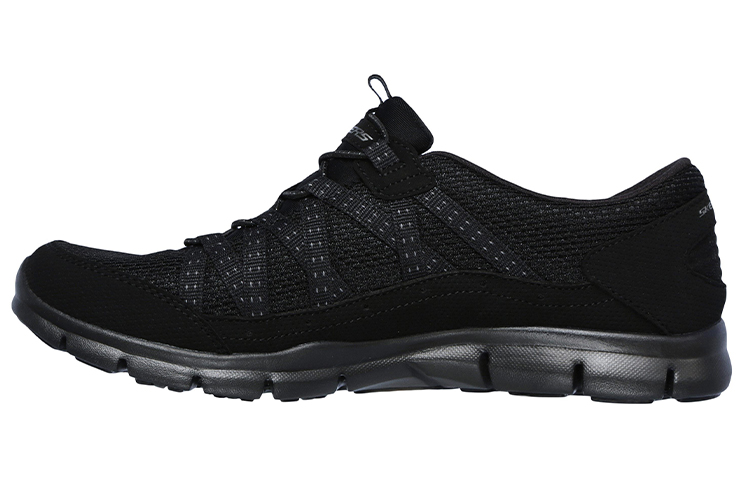 (Women) Skechers Gratis Low-Top Running Shoes Black 22823-BBK