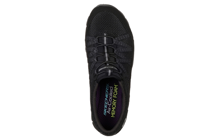 Lookbook (W) Skechers Gratis Baskets Basses Running Noires 22823-BBK
