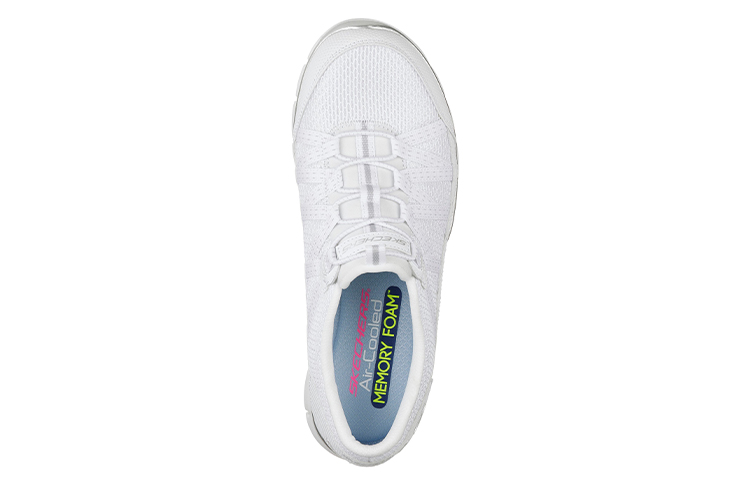 Lookbook (W) Kasut Larian Skechers Gratis Low-Top Putih 22823-WSL