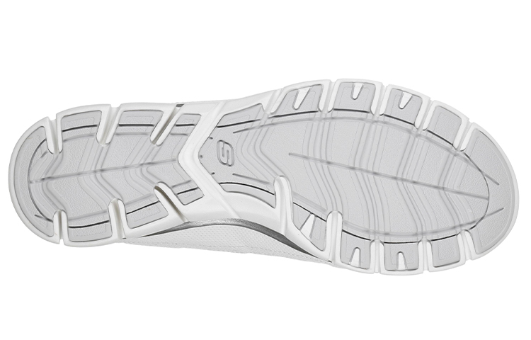 Shop (W) Kasut Larian Skechers Gratis Low-Top Putih 22823-WSL