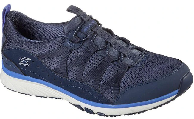 (W) Skechers Gratis Sport "Live Golden Navy" Sneaker 104281-NVY Lookbook (W) Skechers Gratis Sport "Live Golden Navy" Sneaker 104281-NVY