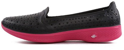 (Women) Skechers H2 Go Loafers Black/Pink 14690-BKHP (Women) Skechers H2 Go Loafers Black/Pink 14690-BKHP
