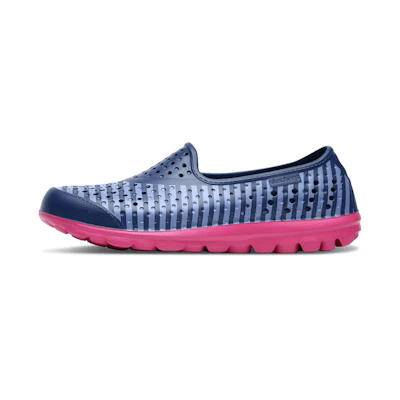 (W) Skechers H2 Go 'Blue Pink'
